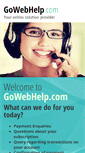 Mobile Screenshot of gowebhelp.com